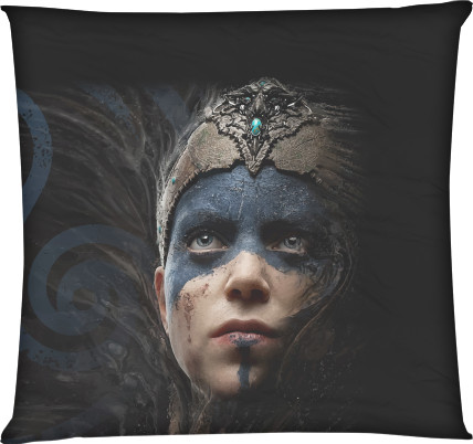 Square Throw Pillow - Hellblade 2022 - Mfest