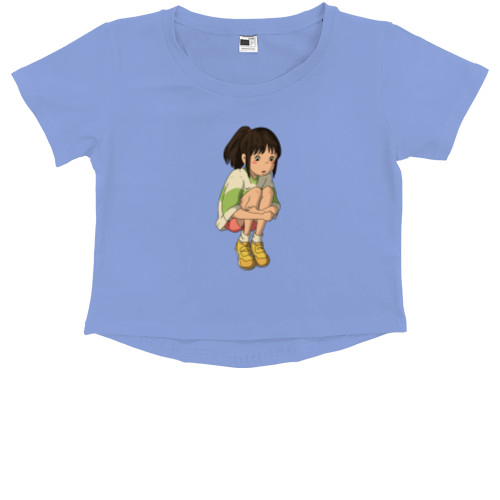 Kids' Premium Cropped T-Shirt - Тихиро Огино - Унесённые призраками - Mfest