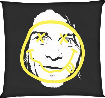 Square Throw Pillow - Nirvana (10) - Mfest