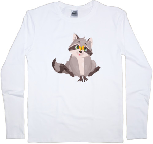 Kids' Longsleeve Shirt - Милий єнот - Mfest