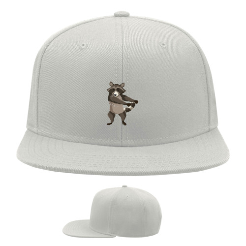 Snapback Baseball Cap - Єнот танцює - Mfest