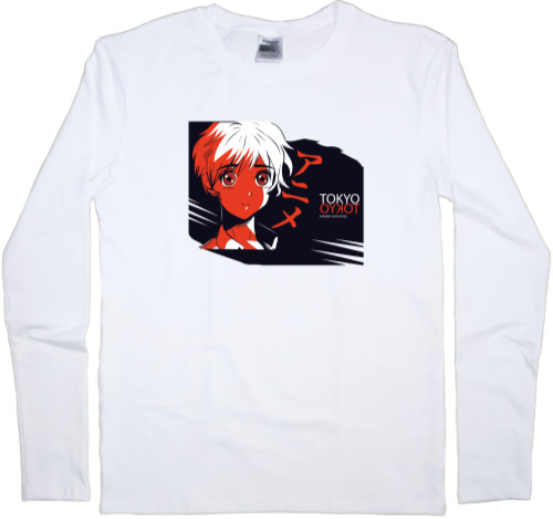 Футболка з Довгим Рукавом Чоловіча - Ken Kaneki Tokyo Ghoul - Mfest