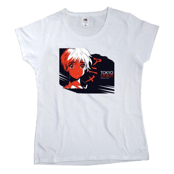 Women's T-shirt Fruit of the loom - Ken Kaneki Tokyo Ghoul - Mfest