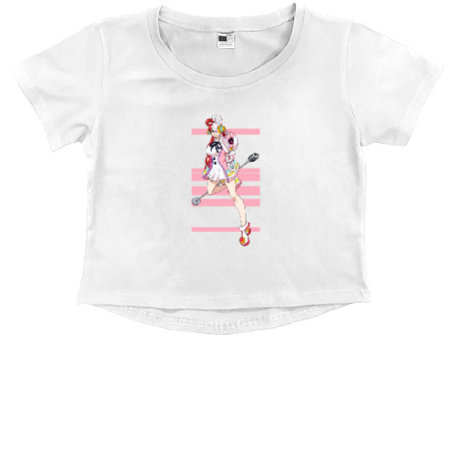 Kids' Premium Cropped T-Shirt - Ута One Piece - Mfest