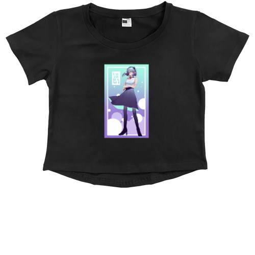 Kids' Premium Cropped T-Shirt - Dagashi Kashi - Mfest