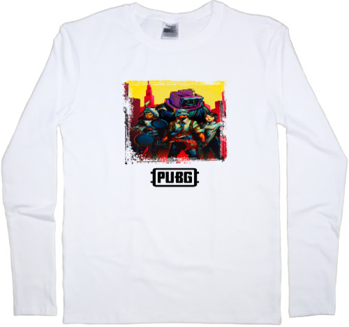 Men's Longsleeve Shirt - PUBG RETRO - Mfest