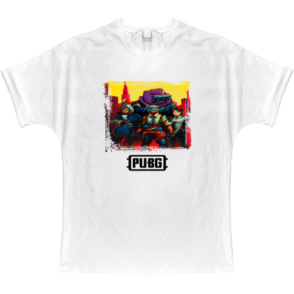 T-shirt Oversize - PUBG RETRO - Mfest