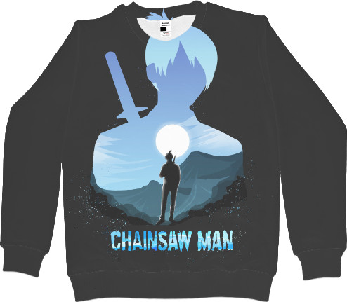 Women's Sweatshirt 3D - Chainsaw Man 9 - Mfest