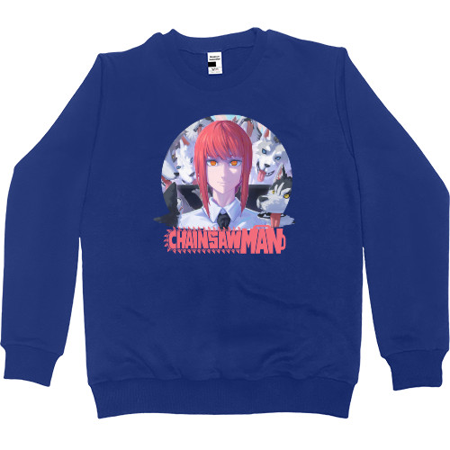 Человек бензопила / Chainsaw Man - Women's Premium Sweatshirt - Makima Chainsaw Man - Mfest