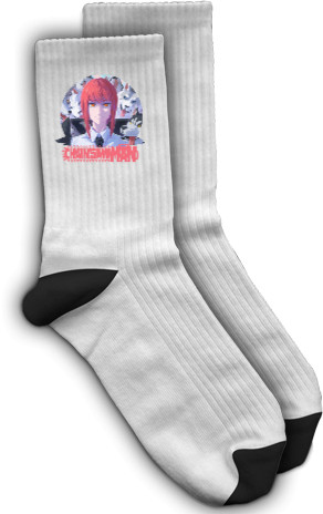 Socks - Makima Chainsaw Man - Mfest