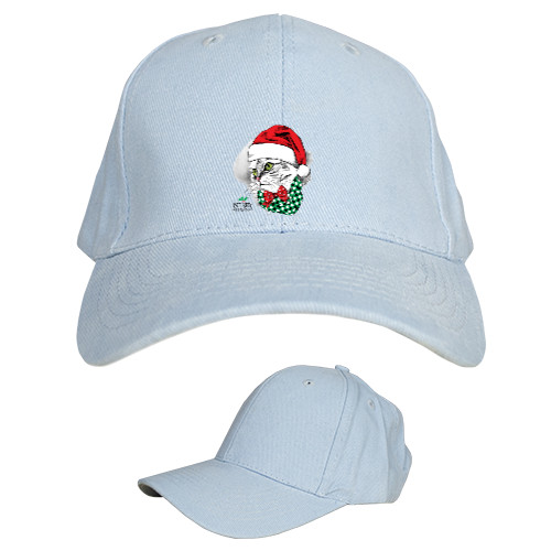 НОВЫЙ ГОД - Kids' Baseball Cap 6-panel - Merry christmas cat - Mfest