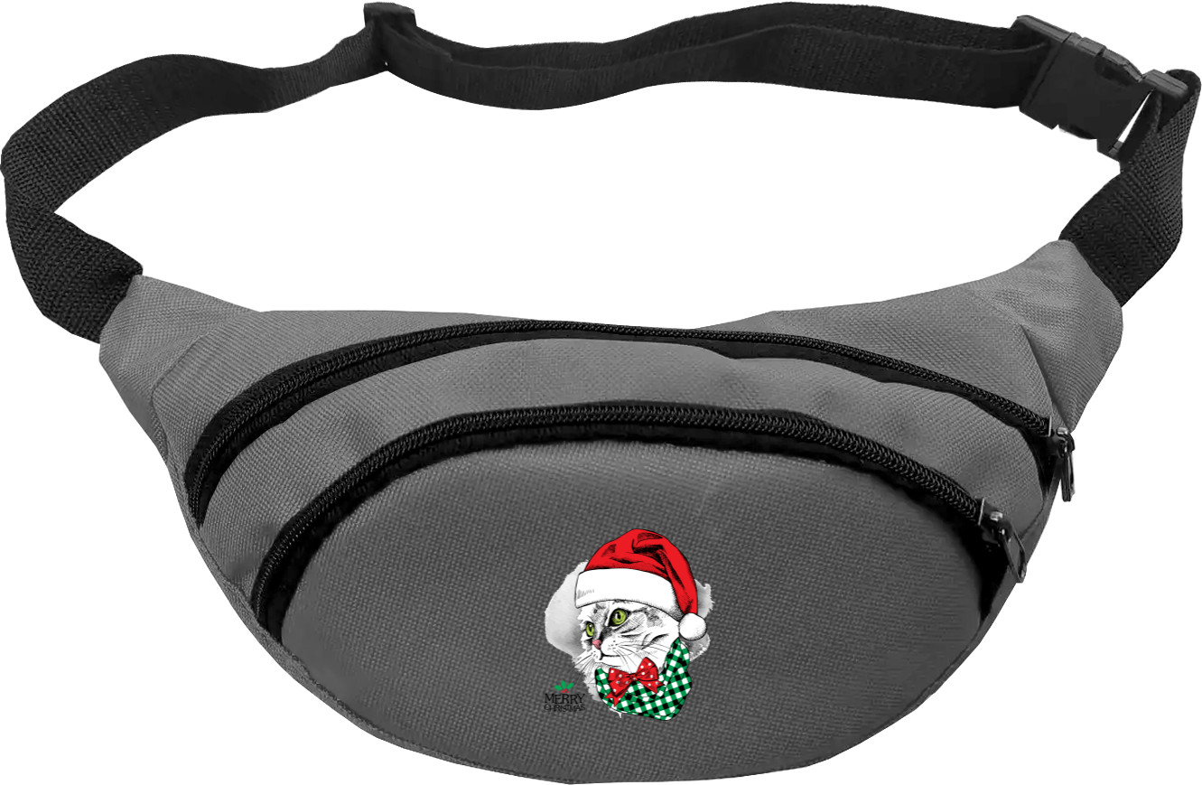 Fanny Pack - Merry christmas cat - Mfest