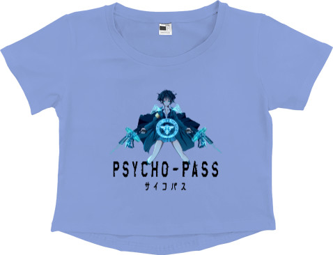 Women's Cropped Premium T-Shirt - Psycho-Pass - Mfest