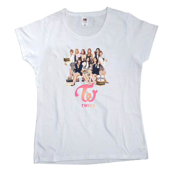 Women's T-shirt Fruit of the loom - Twice - Mfest