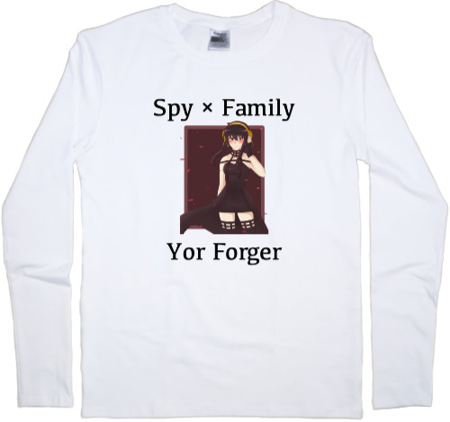 Футболка з Довгим Рукавом Чоловіча - Yor Forger Spy  Family - Mfest