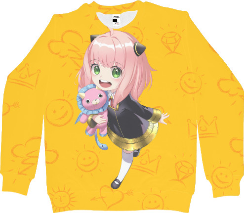 Kids' Sweatshirt 3D - Anya Forger - Mfest