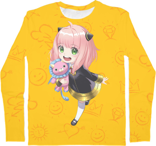 Kids' Longsleeve Shirt 3D - Anya Forger - Mfest