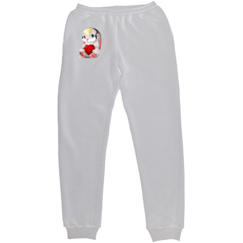 Women's Sweatpants - Зайчик із серцем - Mfest