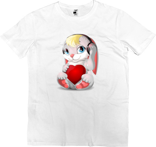 Kids' Premium T-Shirt - Зайчик із серцем - Mfest