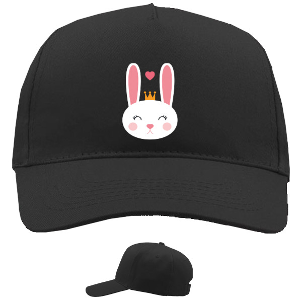 Baseball Caps - 5 panel - Зайчик у короні - Mfest