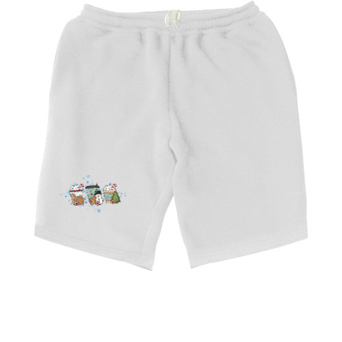 Men's Shorts - Новорічні стаканчики - Mfest