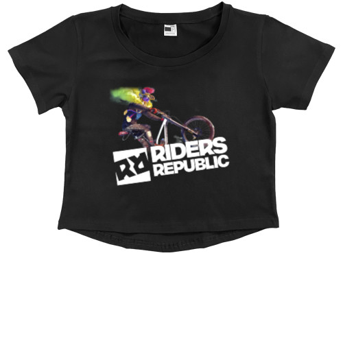 Kids' Premium Cropped T-Shirt - Riders Republic 2 - Mfest