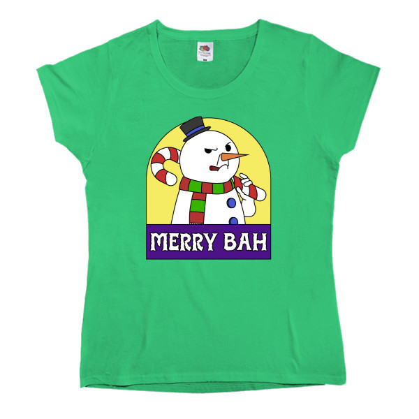 Women's T-shirt Fruit of the loom - Merry bah - Mfest