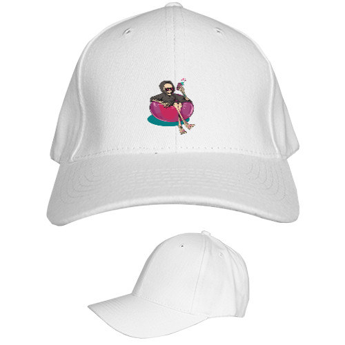 Kids' Baseball Cap 6-panel - Склет із коктейлем - Mfest