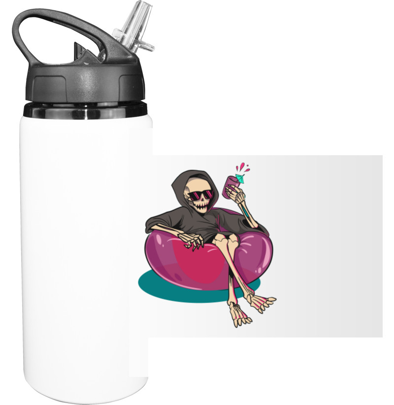 Sport Water Bottle - Склет із коктейлем - Mfest