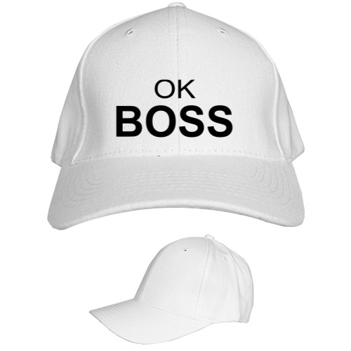 Kids' Baseball Cap 6-panel - OK BOSS - Mfest