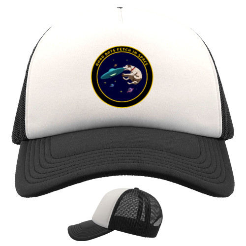 Trucker Cap - GOOD BOYS FETCH IN SPACE - Mfest