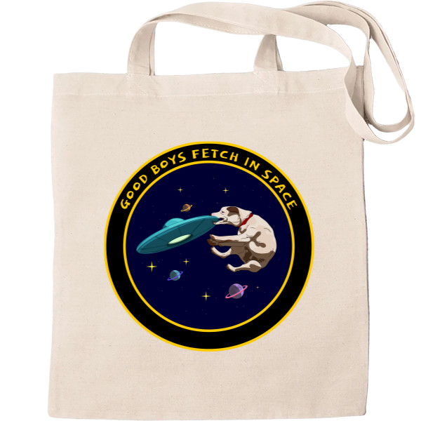 Tote Bag - GOOD BOYS FETCH IN SPACE - Mfest