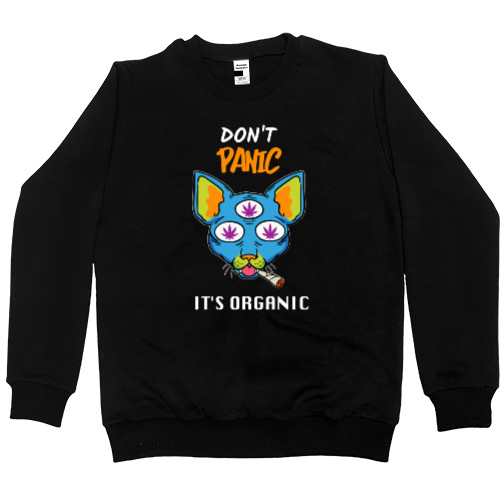 Men’s Premium Sweatshirt - DON'T PANIC IT'S ORGANIC - Mfest