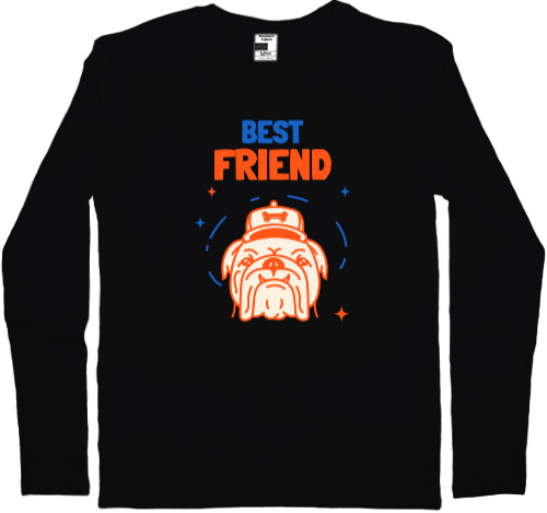 Лонгслив Мужской - BEST FRIEND - Mfest