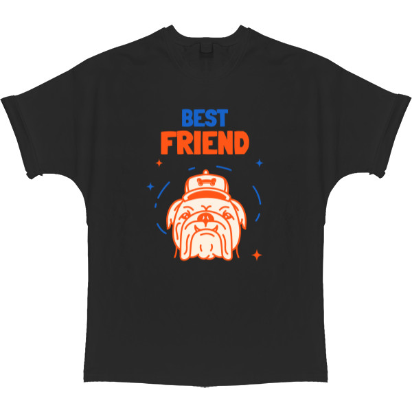 Футболка Оверсайз - BEST FRIEND - Mfest