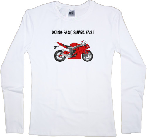 Women's Longsleeve Shirt - GOING FAST, SUPER FAST - Mfest