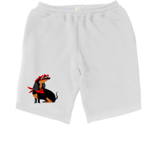 Men's Shorts - Такса в окулярах - Mfest