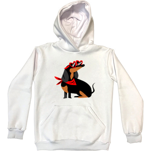 Kids' Premium Hoodie - Такса в окулярах - Mfest