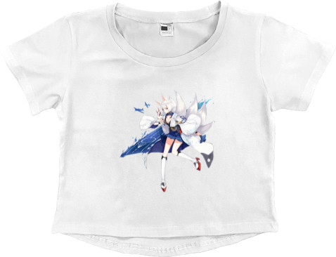 Women's Cropped Premium T-Shirt - Kaga - Mfest