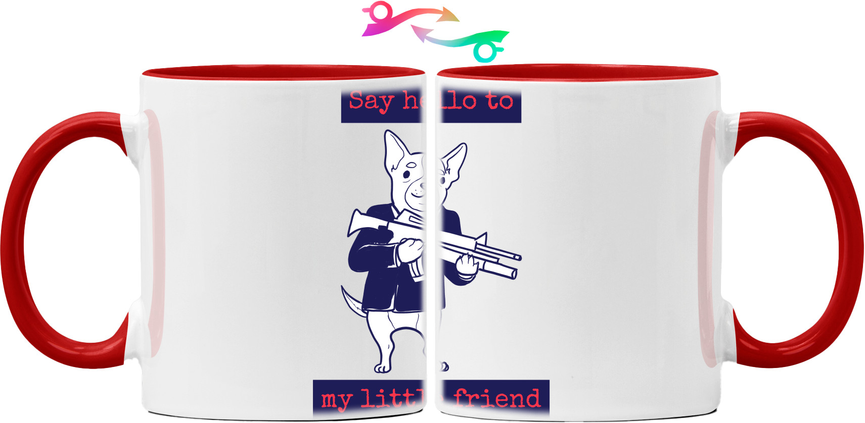 Mug - Say hello to my little friend - Mfest