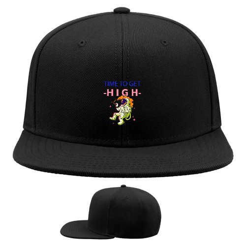 Snapback Baseball Cap - TIME TO GET HIGH - Mfest