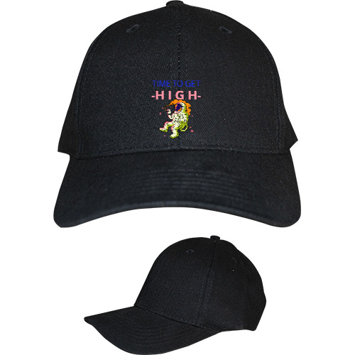 Kids' Baseball Cap 6-panel - TIME TO GET HIGH - Mfest