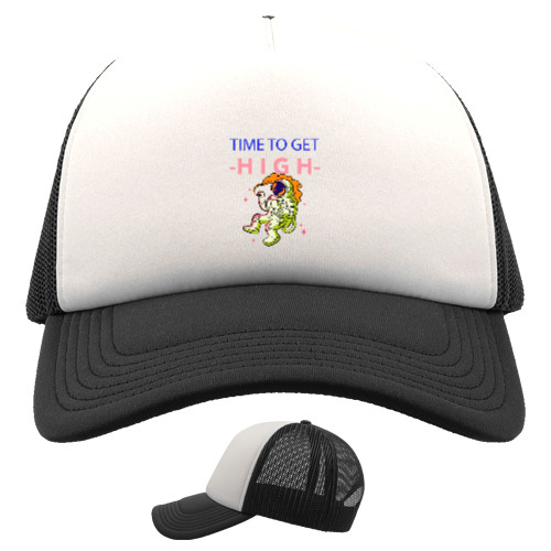 Kids' Trucker Cap - TIME TO GET HIGH - Mfest