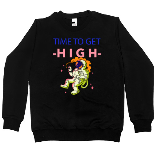 Men’s Premium Sweatshirt - TIME TO GET HIGH - Mfest