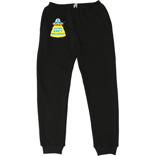 Men's Sweatpants - ALIENS DON'T BELIEVE? - Mfest