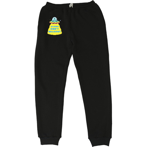 Kids' Sweatpants - ALIENS DON'T BELIEVE? - Mfest