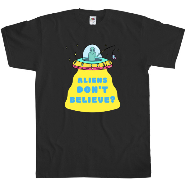 Kids' T-Shirt Fruit of the loom - ALIENS DON'T BELIEVE? - Mfest