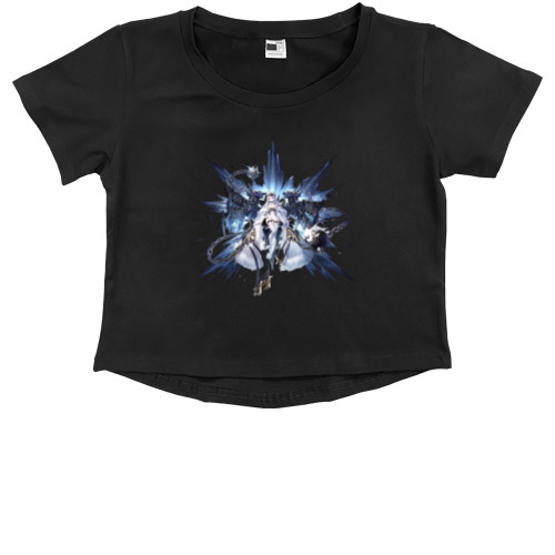 Kids' Premium Cropped T-Shirt - Azur Lane - Mfest