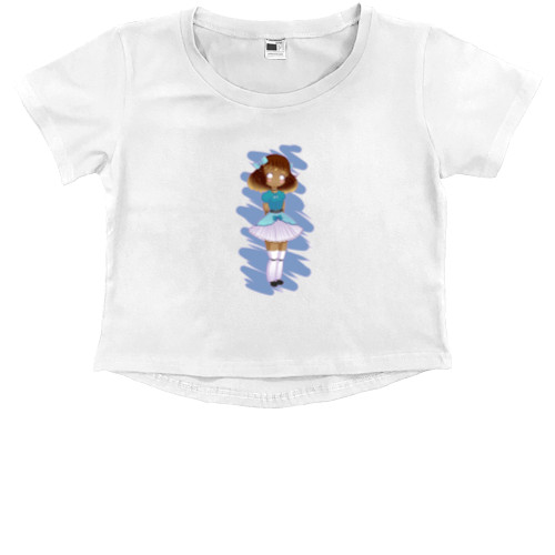 Kids' Premium Cropped T-Shirt - Five Nights at Freddy's 49 - Mfest