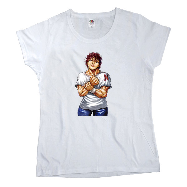 Women's T-shirt Fruit of the loom - Baki Hanma - Mfest